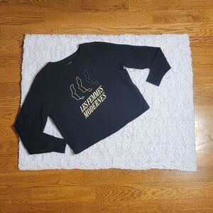 Madewell Cropped Black Sweatshirt, Womens Size Extra Small, Great Condition!